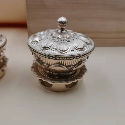 密教法器 洒水器 塗香器 2器1セット 法具 真鍮製 その他置物 密教法器 洒水器 塗香器 2器1セット 法具 真鍮製 その他置物