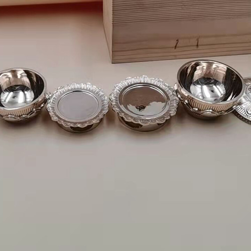 密教法器 洒水器 塗香器 2器1セット 法具 真鍮製 その他置物 密教法器 洒水器 塗香器 2器1セット 法具 真鍮製 その他置物