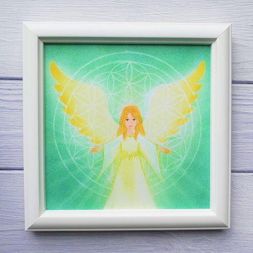 大天使ラファエル】額装・送料無料 絵画 百目鬼堂 通販 14428153