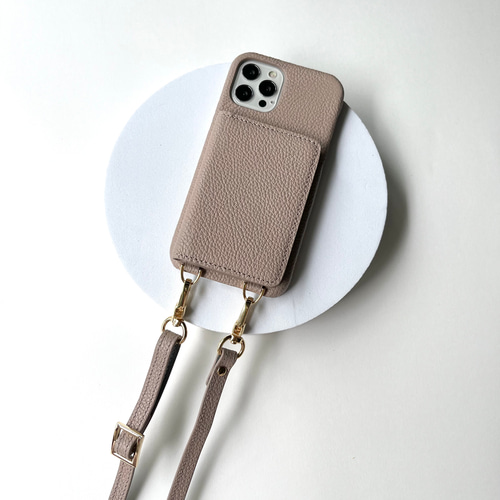 本革 カード収納 名入れハンドベルト バイカラーIphoneケース 手帳型スマホケース バイカラー 本革 名入れ可 カード収納