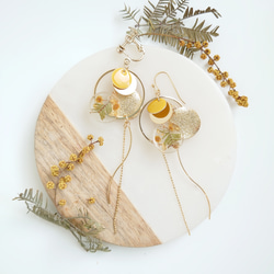 Minosa Yellow Flower Moon 含羞草【Neckless &amp; Earrings parts chan 第10張的照片