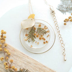 Minosa Yellow Flower Moon 含羞草【Neckless &amp; Earrings parts chan 第9張的照片