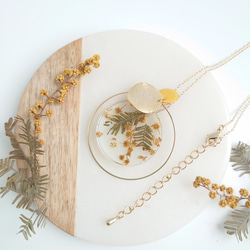 Minosa Yellow Flower Moon 含羞草【Neckless &amp; Earrings parts chan 第8張的照片