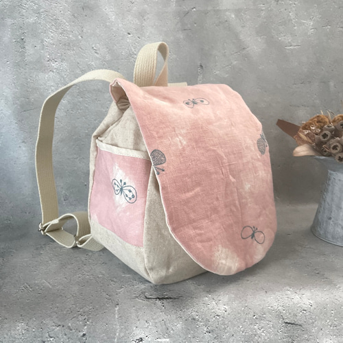 ミナペルホネン ちょうちょ 布 ピンク （⚮̈ミナペルホネン