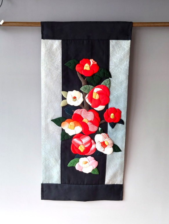 椿のタペストリー その他インテリア雑貨 和小物キット専門店 京屋 実物