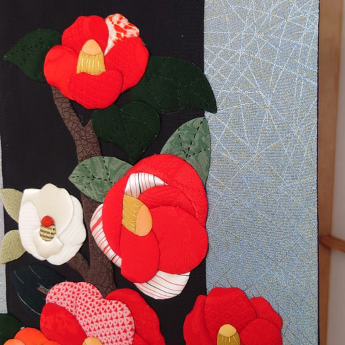 椿のタペストリー その他インテリア雑貨 和小物キット専門店 京屋 実物