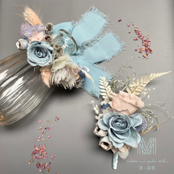 漫。森態】ドライフラワーランプシェード シーリングライト