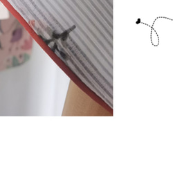 パールシフォン生地 花柄×ストライプ チャイナドレス風ワンピース XS～L 15枚目の画像