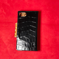 【うちな〜まや〜さま専用】iPhone8 フルカスタム　フルオーダー　お洒落　個性　革　皮　レザー 8枚目の画像