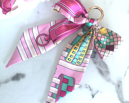 【SALE 】リボンスカーフ　バッグスカーフ　バッグチャーム25枚×2 00258dd7bfdc98bd20bf4c41ee1e5c