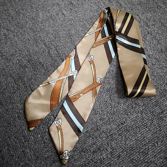 【おまとめ割引】リボンスカーフ 308 バッグスカーフ 4枚目の画像