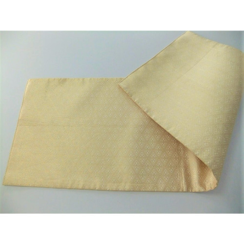 16)1063】89.5cm/帯リメイク品/佐賀錦/テーブルランナー等多方面/中