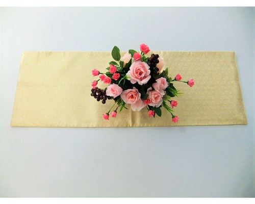 16)1063】89.5cm/帯リメイク品/佐賀錦/テーブルランナー等多方面/中