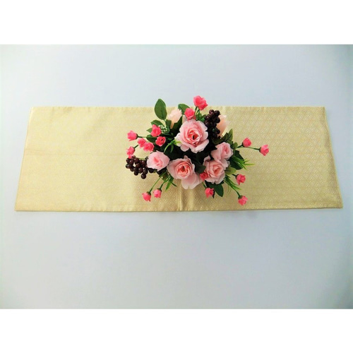 帯リメイク】テーブルセンター、コースター、花瓶敷きのセット（OT-3