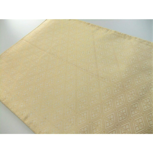 16)1063】89.5cm/帯リメイク品/佐賀錦/テーブルランナー等多方面/中