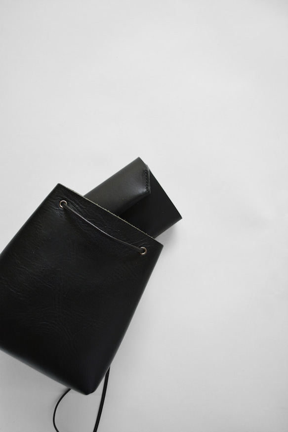 MINI WALLET 手のひらサイズのミニ財布 発色の良いイタリアンレザー チャイ [MOLVAR] 16枚目の画像