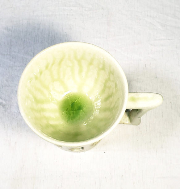 ビードロ釉二重マグカップ No.100 