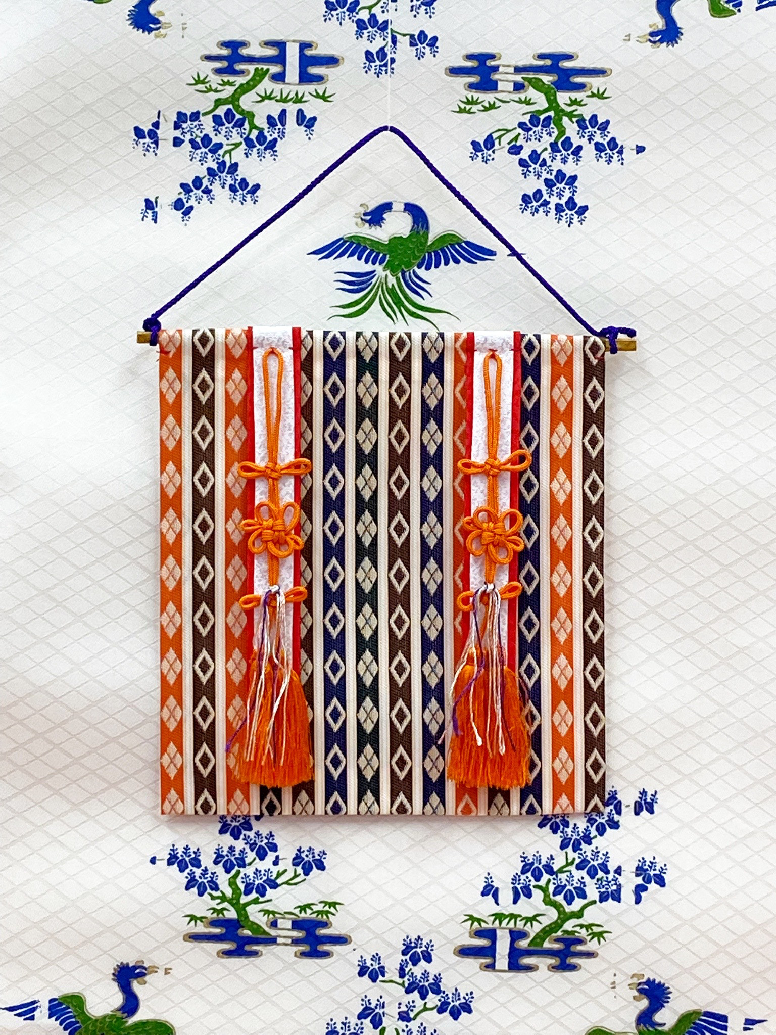 【雛蔵】壁掛け雛・几帳