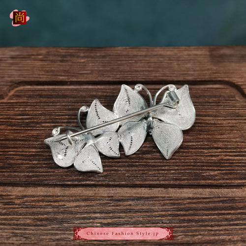 ミャオ族 銀細工 透かし シルバー999 ヴィンテージ加工 フィリグリー