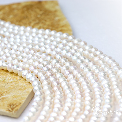 AAA淡水パール5〜5.5mmネックレス41cm＋アジャスター5cm⭐️現物⭐️ AAA淡水パール5〜5.5mmネックレス41cm＋アジャスター5cm⭐️現物