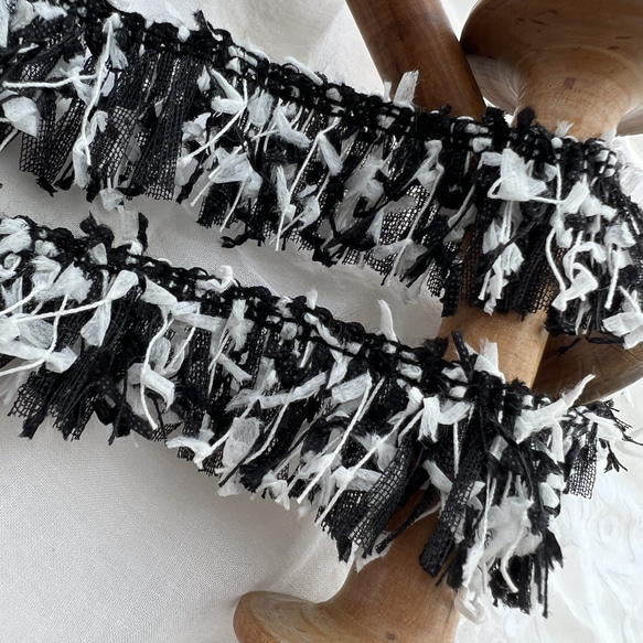 【50cm起】RCP-01132 Lace Fringe 流蘇花邊蕾絲絲帶編織絲帶材質 第1張的照片