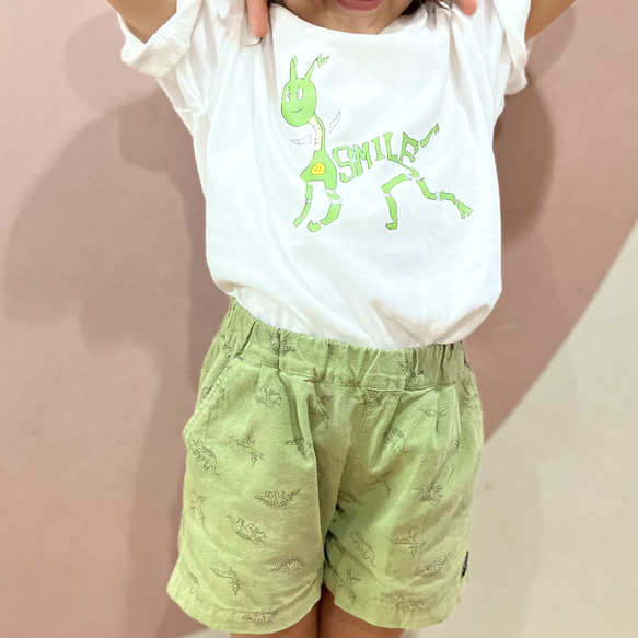 不思議かいじゅうプリントTシャツ 5枚目の画像