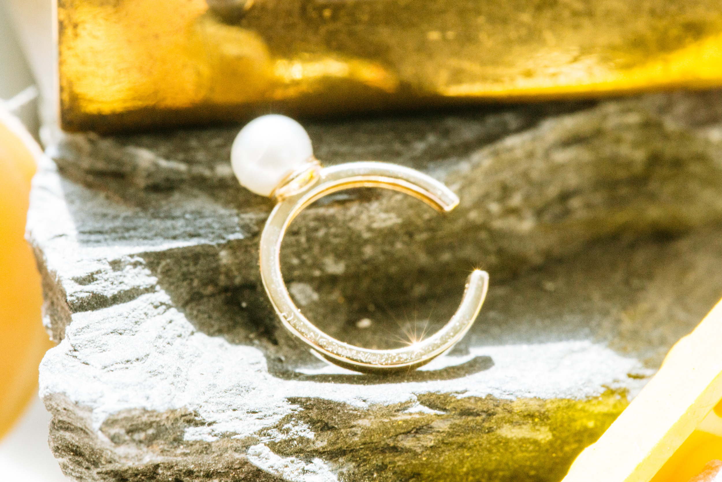 14K金 ゴールド ヘリックス 軟骨  アウター インナーコンク イヤリング イヤーカフ