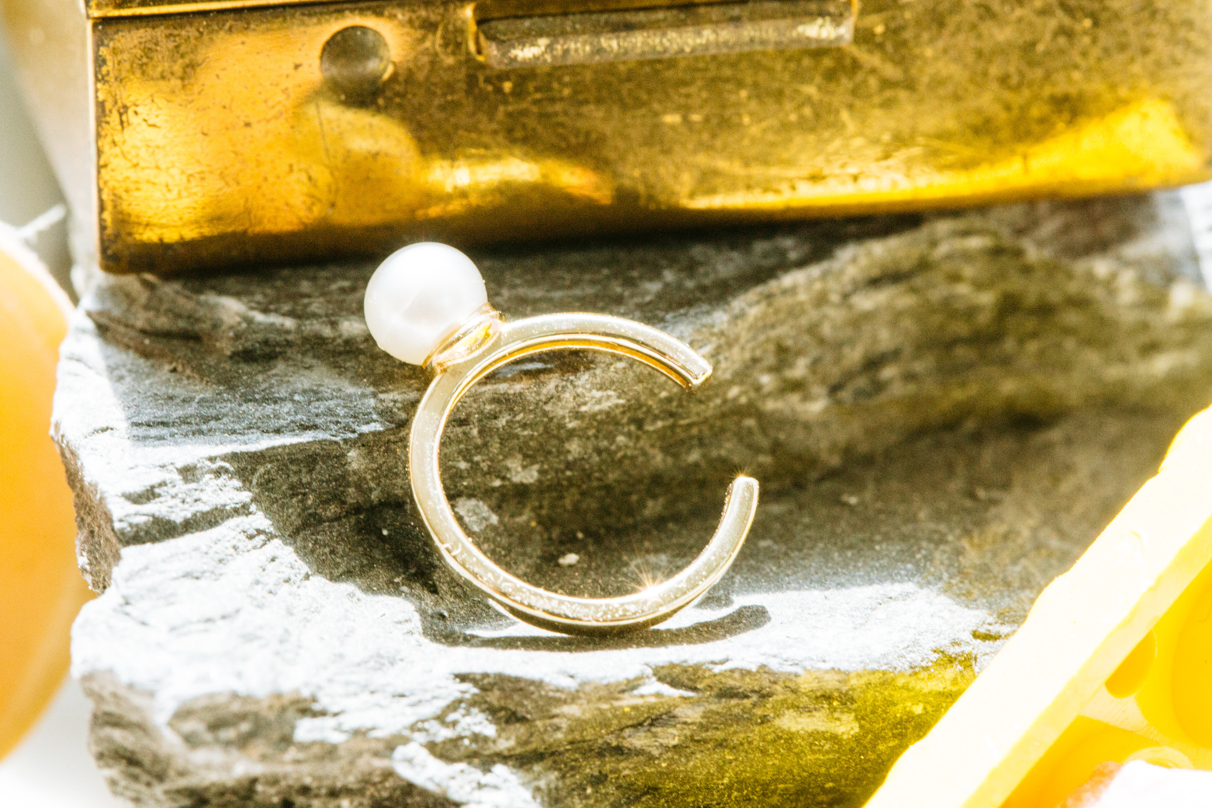 14K金 ゴールド ヘリックス 軟骨  アウター インナーコンク イヤリング イヤーカフ