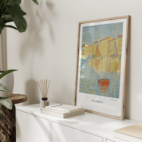 ポール・シニャック、海、風景画、サン＝トロペの港、『赤いブイ