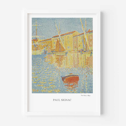 ポール・シニャック、海、風景画、サン＝トロペの港、『赤いブイ