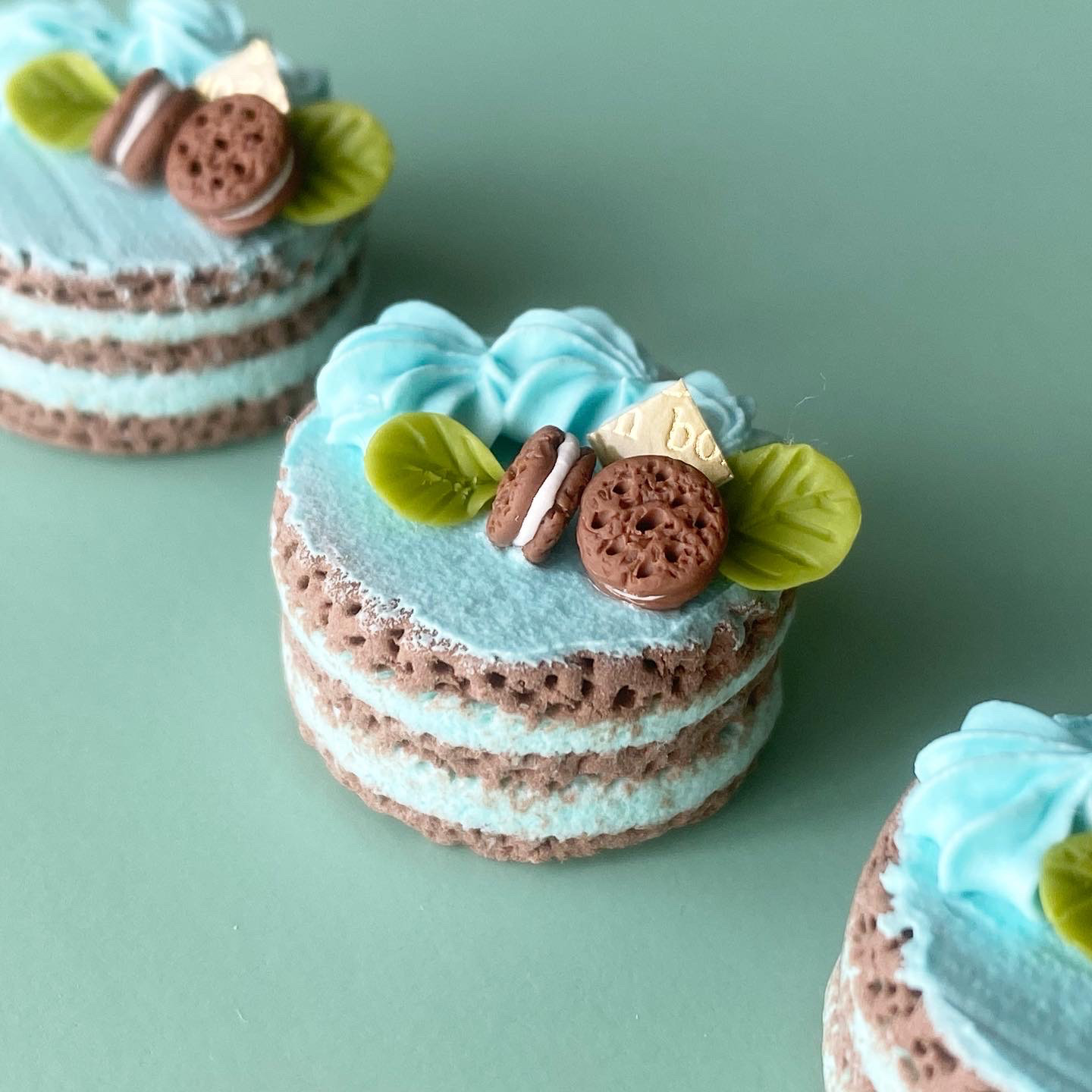 ミニチュア チョコミントネイキッドケーキ その他置物 morico 通販