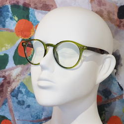 TR樹脂カーキ×デミのカジュアルフレーム 3枚目の画像