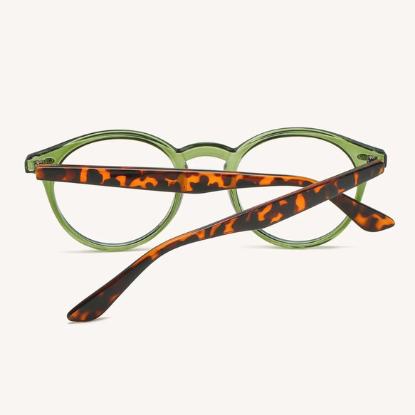 TR樹脂カーキ×デミのカジュアルフレーム 2枚目の画像