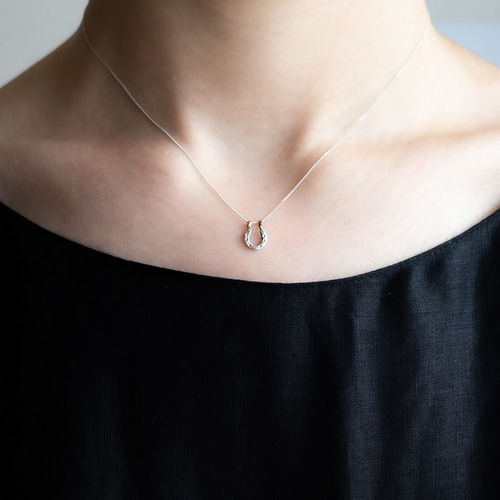 馬蹄ネックレス シルバー925 ホースシュー ネックレス 馬蹄ネックレス シルバー925 ホースシュー ネックレス