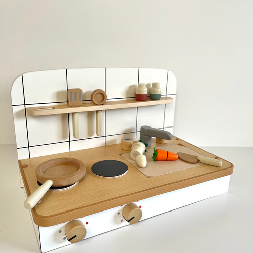 卓上 おままごとキッチン [受注生産] おもちゃ・人形 okamoto craft