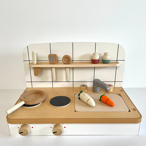 卓上 おままごとキッチン [受注生産] おもちゃ・人形 okamoto craft