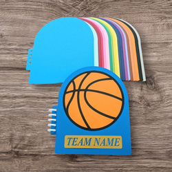 カスタムオーダー】バスケットボール色紙 27 cm メッセージカード