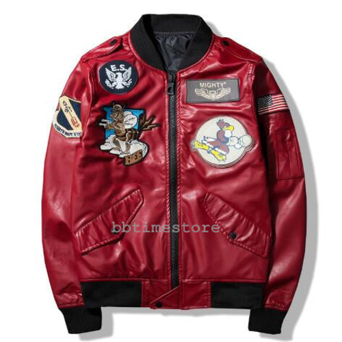 レザージャケットメンズ 革ジャン 刺繍 ライダースジャケット