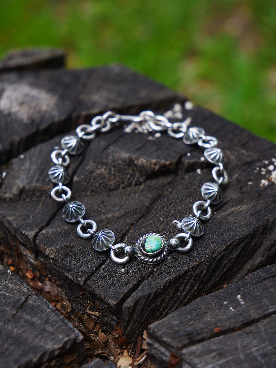 CHINESE TURQUOISE 8APOLLO BALLS BRACELET