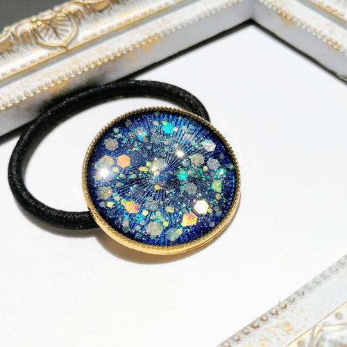 ハイジ様お取り置き№3966 星型夜空レジンヘアゴム 【公式通販】