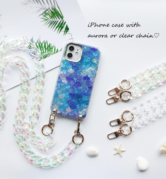 Glitter シルバーメタルネックレス 収納ポーチ付き