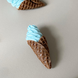 ミニチュアソフトクリーム『チョコ×ミント』 5枚目の画像