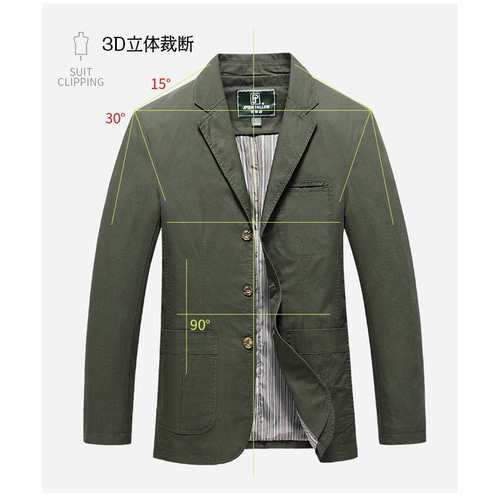 3XL カーキ ブレザー テーラード ジャケット メンズ 無地 3XL カーキ ブレザー テーラード ジャケット メンズ 無地