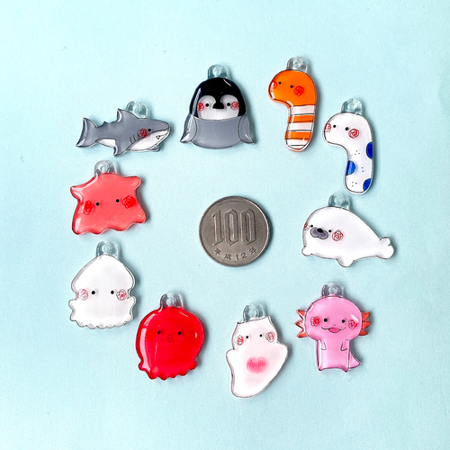 UVチェック＆蓄光 ✿︎よくばりめんだこちゃんアンブレラマーカー ラメ UVチェック＆蓄光 ✿︎よくばりめんだこちゃんアンブレラ