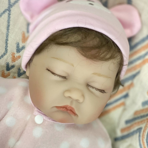 Peach♡｝リボーンドール 赤ちゃん人形 幸せそうな寝顔 その他人形