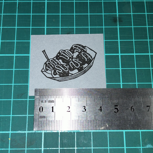 消しゴムハンコ⭐︎大阪名物⭐︎たこ焼き はんこ・スタンプ MIKAX1108