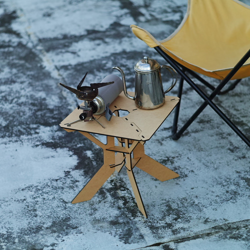 ◇アウトドアに最適！◇ 連結可能な組み立てテーブル サイドテーブル