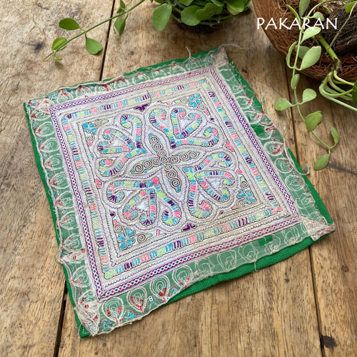 モン族手刺繍布・ビンテージ古布・UZU-C はぎれ PAKARAN 通販 14432721