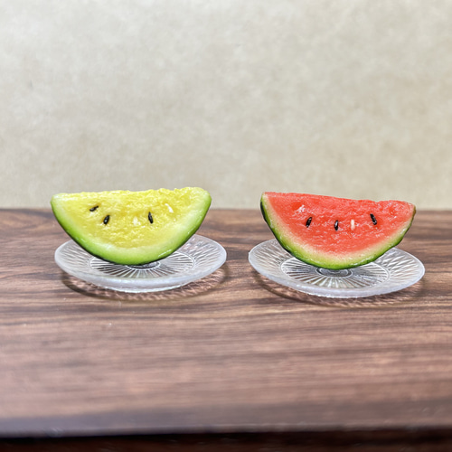 ミニチュア【スイカ】（観賞用） その他置物 いろくず屋 通販 14432791