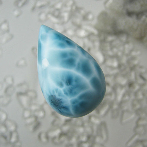 ラリマールース 【送料込】 LMR413 模様は最高 larimar 直輸入 天然石